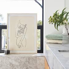 Your source for the best high quality wallpapers on the net! Adairs Figure On Linen Portrait Wall Art Homewares Adairs