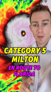 Hurricane Milton will the west coast of Florida