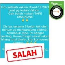 Makan secukupnya jangan berlebihan, makan berlebihan disebut israf, dan israf itu dilarang oleh agama islam maka ambillah secukupnya. Cek Fakta Tidak Benar Setelah Divaksin Covid 19 Dilarang Makan Tape Merdeka Com