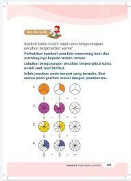 Check spelling or type a new query. Kunci Jawaban Tema 5 Kelas 3 Halaman 198 199 Buku Tematik Subtema 4 Pb 3 Pengurangan Pecahan Penyebut Sama Metro Lampung News