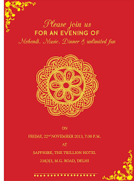 Mohabbat ka rang simple traditional cream theme mehndi. Mehndi Invitation Samples Birthday Invitation Card Template Indian Wedding Invitation Cards Indian Wedding Invitation Wording
