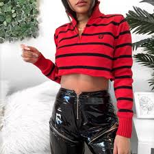 Conecta con gabriela analía reniero, titular santa fe argentina, en jobomas.com sitio líder de empleos en el mundo. Vintage Stripe Chaps Turtleneck Cropped Sweater Raw Hem A Depop Everyday Outfits Outfits Fashion Teenage