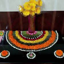 Pin By Beena Shah On Weddings Flower Decorations Flower Rangoli Festival Decorations