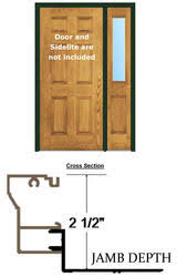 The door is so warped that the slightest breeze blows it open. Door Jambs Frames At Menards