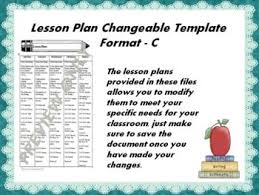 The Lesson Plans Provided In These Files Allow You To Modify Them To Meet Your Specific Needs For Your Classroom Just How To Plan Lesson Plan Templates Lesson