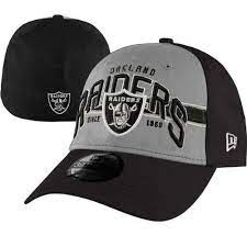 Nfl New Era Oakland Raiders Tri Band 39thirty Flex Hat Black Gray By New Era 24 95 Pre Curved Visor Contoured Cro Classic Hats New Era 39thirty Nfl Teams