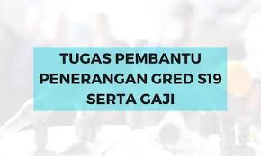 Jadual gaji ssm (07.2016) salary scale for social nurse, medical technician. Tugas Pembantu Penerangan Gred S19 Serta Gaji Jawatan Kosong