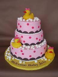 Rubber Duckie Baby Shower Cake Baby Shower Cakes Shower Cakes Duck Cake