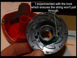 Black And Decker Electric Weed Eater String Keeps Coming Out Black Decker Electric String Trimmer Spool Line Replace Rewind Youtube