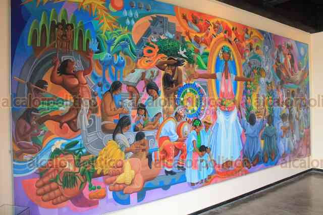 Resultado de imagen de mural totonaco"