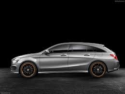 This automobile has a 5 door estate/station wagon body style with a front positioned engine driving through the front wheels. Mercedes Benz Cla Shooting Brake 2016 Pictures Information Specs