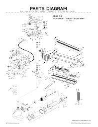 A wiring diagram is a straightforward graph of the physical links as well as physical design of an electrical system or circuit. Minn Kota Edge 70 Parts 2015 From Fish307 Com
