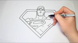 How to draw superman logo easy. Easy How To Draw Superman For Kids Youtube