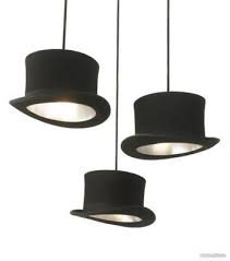 Decor Top Hat Lights Recycled Lamp Black Ceiling Lighting Pendant Lighting