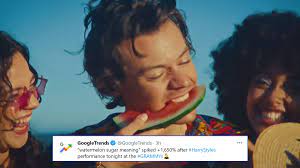 Watermelon Sugar Meaning Do You Know The Lyrics Of Harry Styles Grammy Winning Song Watermelon Sugar Means Oral Sex At Least That S What Netizens Believe Everything You Want To Know Latestly
