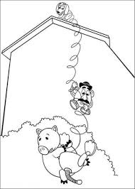 Hamm Mr Potato Head And Slinky Dog Toy Story 3 Coloring Pages Toy Story Coloring Pages Coloring Pages Cartoon Coloring Pages
