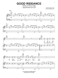 Find more of green day lyrics. Glee Cast Good Riddance Time Of Your Life Sheet Music Pdf Notes Chords Rock Score Piano Vocal Guitar Right Hand Melody Download Printable Sku 92584