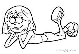 We've got colouring cards for all the major holidays of the year. Lizzie Mcguire Thinking Color Page Cartoon Characters Coloring Pages