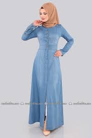 Modaselvim Pardesu Akasya Dugmeli Kot Pardesu Ferace Msw9174 Acik Kot Denim Fashion Afrika Elbise Kadin Giyim
