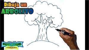 Como Dibujar Un Arbol Paso A Paso Tree Drawing Youtube