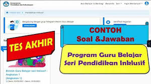 Check spelling or type a new query. Soal Tes Akhir Pendidikan Inklusif Program Guru Belajar Lengkap Kunci Jawaban Soal Pilihan Ganda Halaman All Tribun Pontianak