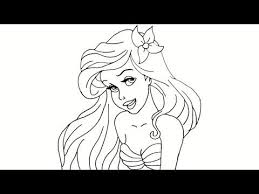 how to draw ariel the little mermaid disney princess رسم حورية البحر ار ariel drawing mermaid disney ariel the little mermaid