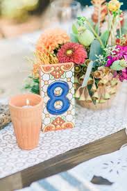 Quick Tip Mexican Tile Table Numbers Mexican Inspired Wedding Mexican Tile Table Wedding Table Numbers