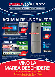 It opened in 2004 and is owned by the romanian company altex. Catalog Media Galaxy Baia Deschidere Gold Plaza Iunie 2016