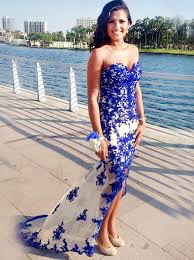 Royal Blue Prom Dresses Mermaid Fitted Prom Dress Strapless Prom Dress Lace Prom Dress Long Prom Dresses Blue Strapless Prom Dresses Prom Dresses Long Mermaid
