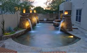 Two years ago, my husband and i purchased an easy set pool from a local retailer at the beginning of summer. 15 Pool Waterfalls Ideas For Your Outdoor Space Home Design Lover