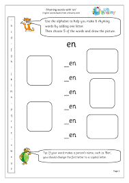 Alphabet refers to the letters of a language, arranged in the order fixed by custom. Rhyming Words With En Cvc And Rhyming Words By Urbrainy Com