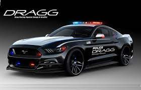 Ford Levara Viatura Policial Com 912 Cv Para O Sema Police Cars Mustang Ford Mustang