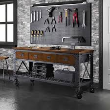 Image Result For Fixing Castor Work Bench Mobili In Stile Industriale Tavoli Da Lavoro Mobili In Acciaio