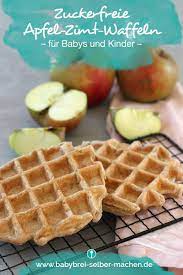 Herbstliche Apfel Zimt Waffeln Fur Babys Und Kleinkinder Rezept Zuckerfreie Rezepte Vegane Waffeln Rezept Gesunde Snacks