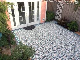 From small, simple diys to glamorous redesigns, you'll find the perfect idea. 24 Budget Patio Floors Using Paint Stencils Tile Stencils Floor Stencils Royal Design Studio Stencils