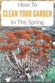 I'm getting ready to begin some major spring cleaning at my house! Spring Garden Clean Up Checklist Cleaning Tips Spring Cleaning Yard Spring Garden Cleaning Hacks