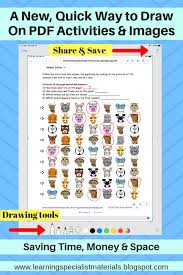 A New Quick Way To Draw On Pdf And Images In 2020 Teacher Material Multisensory Teaching Teachers Learning