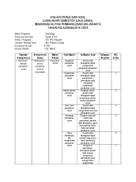 Sudah barang tentu sebaran pola soal yang kami. Kisi Kisi Soal Sosiologi Kelas Xii Semester 1 Jawabanku Id