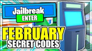 Have a whole listing of jailbreak codes atm 2021 in this article on jailbreakcodes.com. Roblox Jailbreak Codes Atm How To Get Free Robux 2019 Feb Cute766