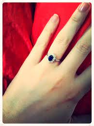 Bague De Fiancaille Saphir Et Diamant Version Ancienne Engagement Rings Sapphire Sapphire Ring Engagement Rings