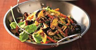 Wok De Legumes Aux Champignons Shiitake Wok De Legumes Recettes Wok Recette Wok Legumes