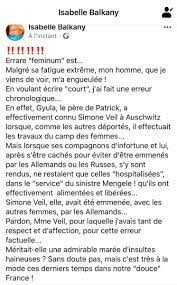 Isabelle et patrick balkany ont été condamnés à trois ans de prison ferme le 4 mars 2020. Isabelle Balkany On Twitter Errare Feminum Est Auschwitz75 Auschwitzbirkenau Auschwitz Levallois