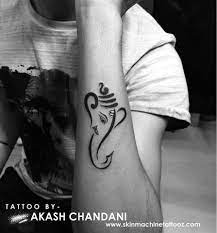 Happy Ganesh Chathurthi To Everyone Lord Ganesha Tattoo By Akash Chandani The Inkmann Email For Appointmen Shiva Tattoo Design Tattoo Designs Tattoo Fonts