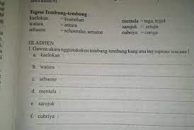 21.gawea ukara nganggo tembung dawa ususe! Gawea Ukara Nggunakaken Tembung Tembung Kang Ana Ing Sajroning Wacana Tolong Banget Dikumpulin Brainly Co Id