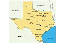 Traveling across the width of texas (from orange, in. Map Of Texas Political County Geography Transportation And Cities Map Whatsanswer