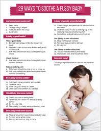29 Ways To Soothe A Fussy Baby Fussy Baby Baby Care Tips Baby Temperature