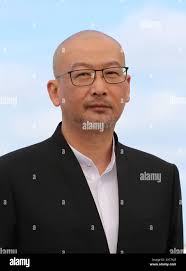 Dog with director hi-res stock photography and images