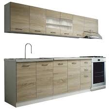 Set Mobila De Bucatarie Stejar Sonoma Alba 200x260 Cm Mobhaus Emag Ro Furniture Kitchen Furniture Decor
