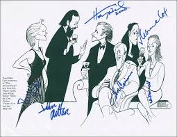 Here is a decidedly french dinner party served up in a chaotic mode that only a master of comedy could create. The Dinner Party Broadway Cast Printed Art Signed 2000 With Co Signers Historyforsale Item 299267