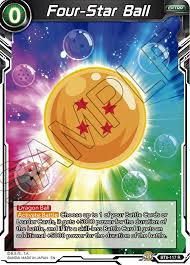 Are you searching for ball png images or vector? Four Star Ball Bt6 117 R Dragon Ball Super Ccg Singles Series 6 Destroyer Kings Carta Magica Montreal